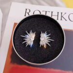 Stud Earrings with Bling Zircon Stone for Women Korean Earring - Image 3